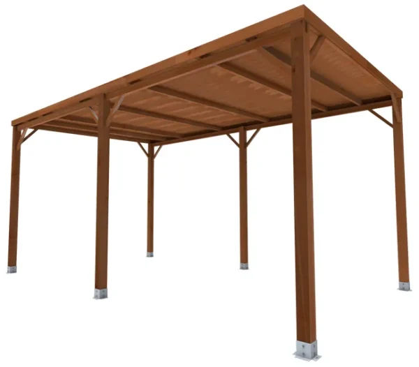 Pérgola de madeira AITANA 5X3M