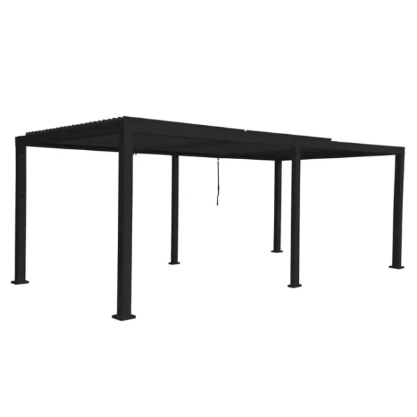 Pérgola bioclimática alumínio 3,13X6,14m antracite Naterial Clima