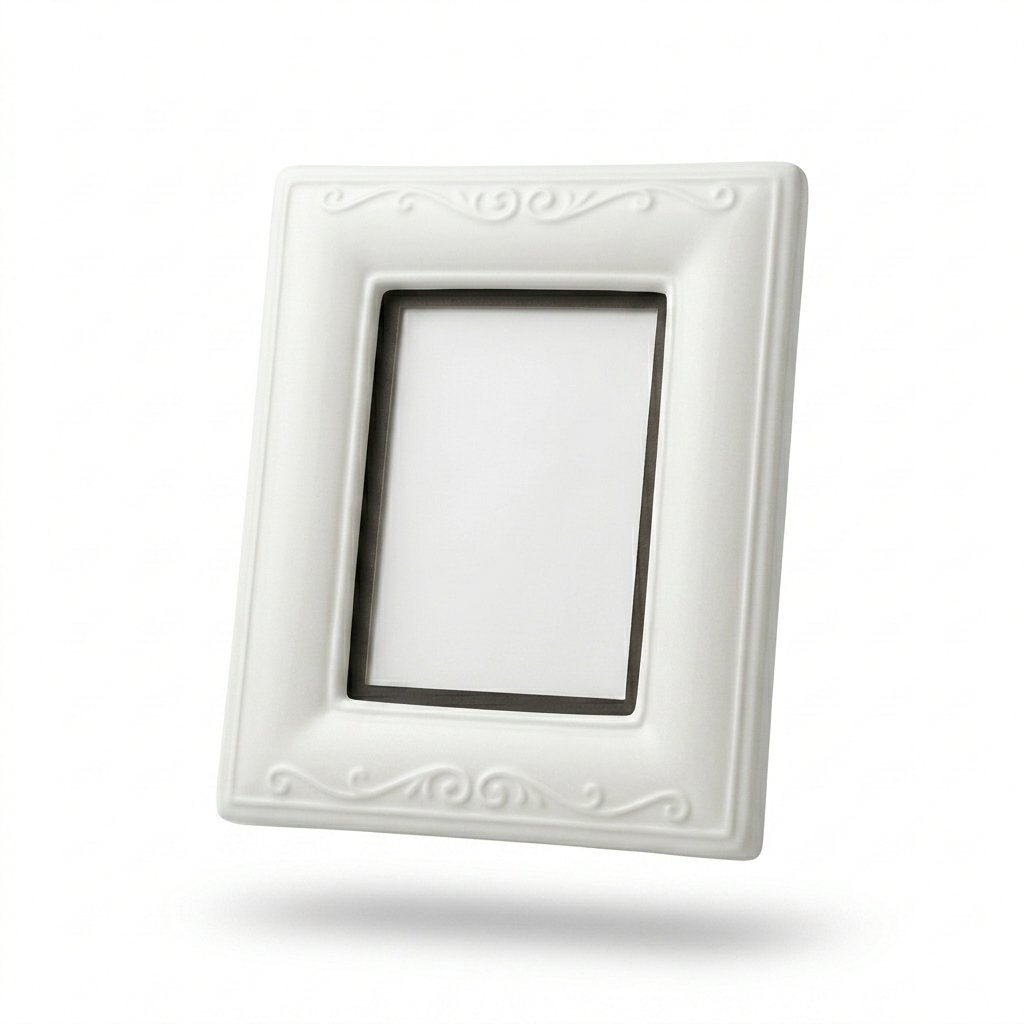 Personalized Ceramic Photo Frame Custom Gift Home Decor | Cerâmica Capuchos - Image 3