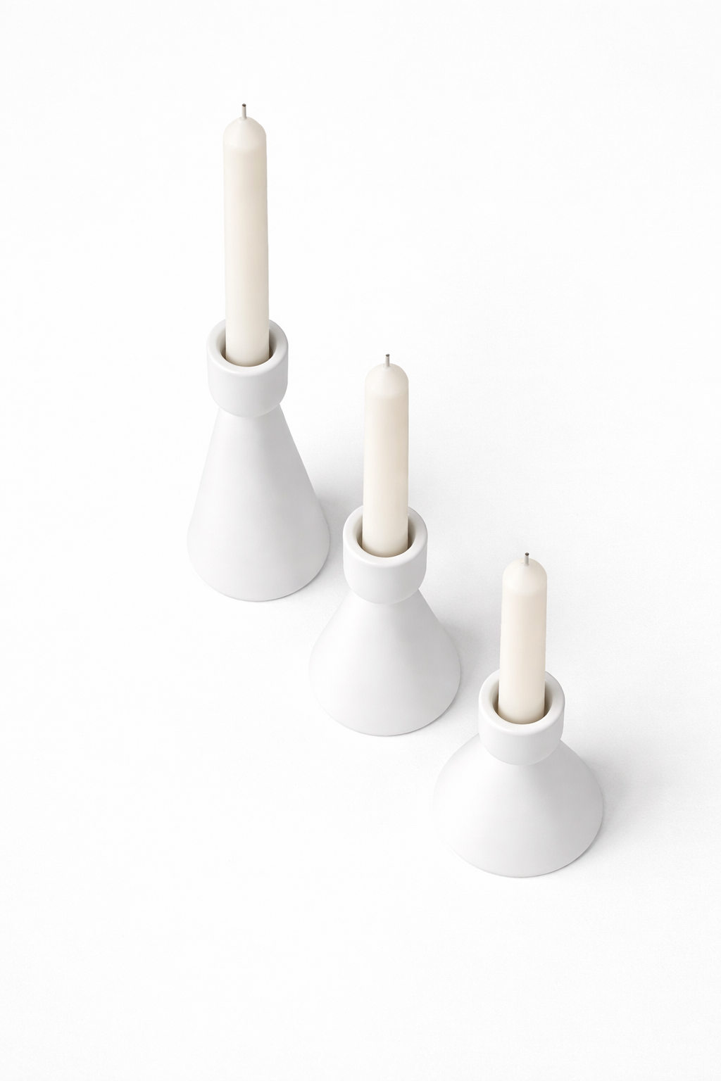 Ceramic Candle Holder Minimalist Table Decor Set | Cerâmica Capuchos - Image 4